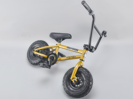 Mini BMX Bicycle Bike 1 Piece Crank Fat Tyre NEW Rocker Gold Digger IROK 