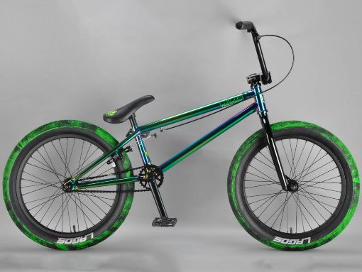 madmain green fuel 20 inch BMX bike 